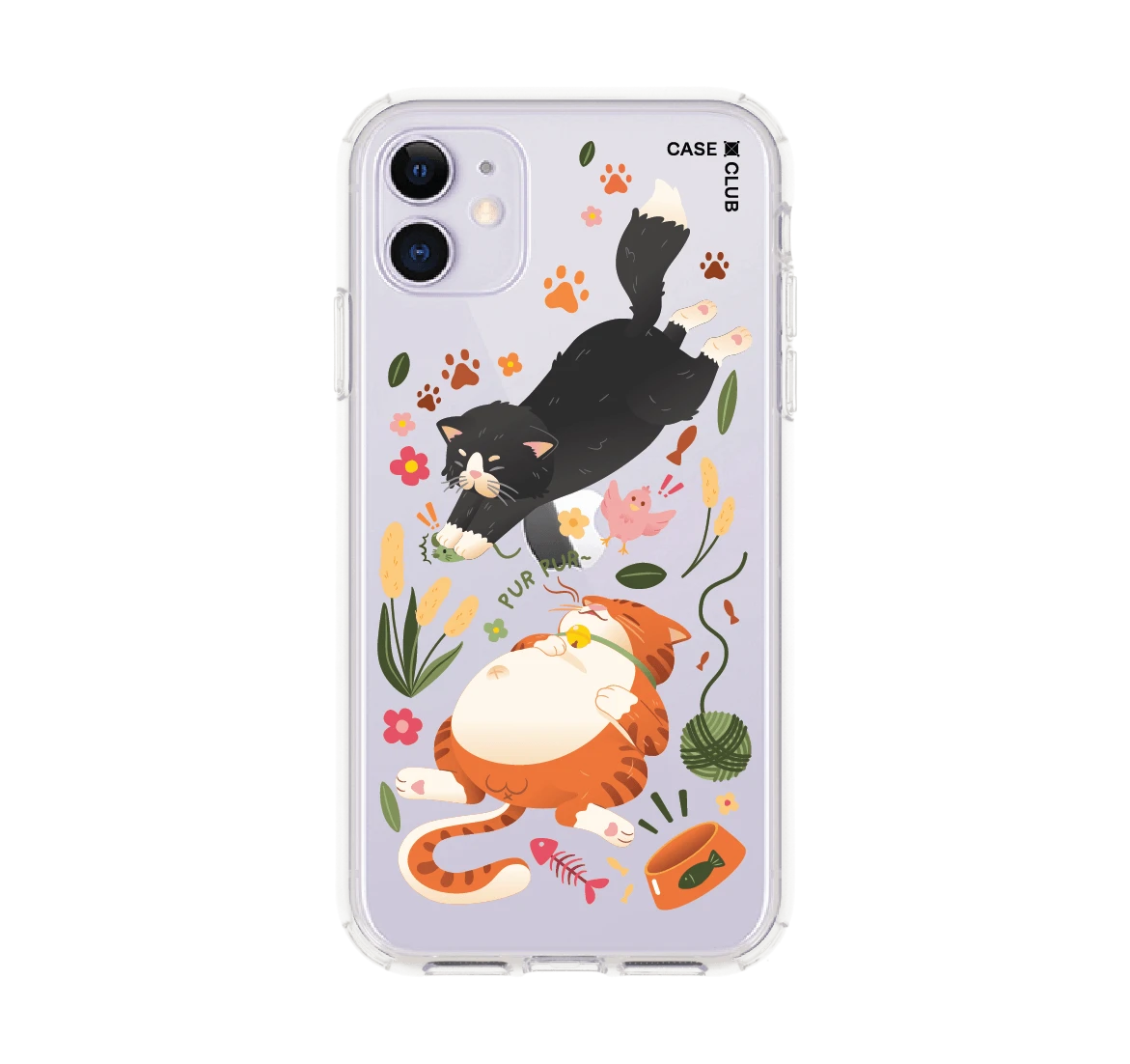 orange & black cat pattern